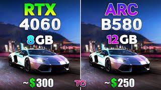 ARC B580 vs RTX 4060 - Test in 10 Games