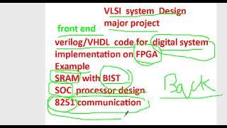 major project  VLSI  topics|ECE  major project|EEE  major project