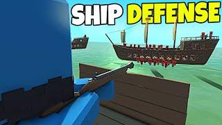 Epic PIRATE SHIP BOARDING Defense   Ancient Warfare 3 Battle Simulator