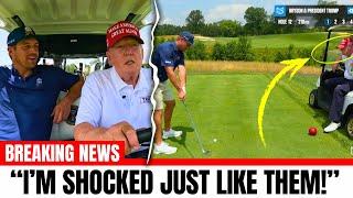 Golf fans sent into FRENZY over Donald Trump and Bryson DeChambeau  video!!