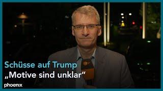 Schüsse auf Donald Trump: Aktuelle Informationen von Elmar Theveßen | 14.07.2024