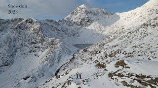 Hiking up Snowdon and Cadair Idris in the Winter