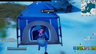 Recover Health by Resting in a Tent | Easiest Method  - Fortnite Challenge Guide