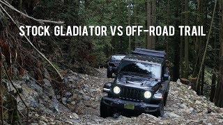 Stock Jeep Gladiator VS Off-Road Trail