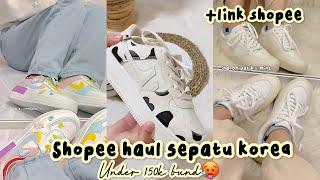 SHOPEE HAUL SEPATU KOREA KEKINIAN RACUN TIKTOK