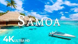 FLYING OVER SAMOA (4K UHD) - Soothing Music Along With Beautiful Nature Video - 4K Video ULTRA HD