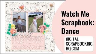 How to make a Digital Scrapbook page Photoshop Elements