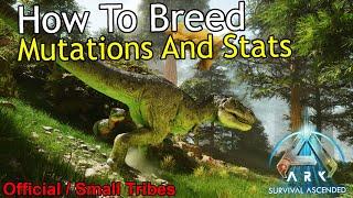 Ark Survival Ascended Ultimate Beginner Mutation & Breeding Guide For Official!