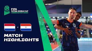 HIGHLIGHTS: Netherlands v Paraguay | FIFA Futsal World Cup Uzbekistan 2024