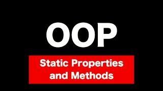 Static Properties and Methods (OOP in PHP Tutorial  #6)