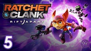 Ratchet and Clank Rift Apart прохождение без комментариев - часть 5  Рэтчет и Кланк Сквозь Миры #5