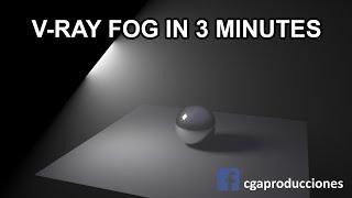 Autodesk Maya: Creating Vray Environment Fog in 3 minutes