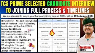 TCS BIGGEST NEW CHANGES IN PRIME INTERVIEW TO JOINING PROCESS & CRITERIA | TCS PRIME JOINING STARTED