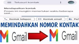 Cara Memindahkan Kontak Gmail Ke Email Lain