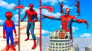 Upgrading SPIDER-MAN Into SPIDER GOD In GTA 5.. (Mods)