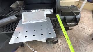 DIY Oklahoma Joe’s Highland smoker baffle plate.