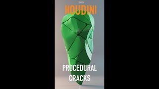 Houdini procedural Cracks || Quick Tricks