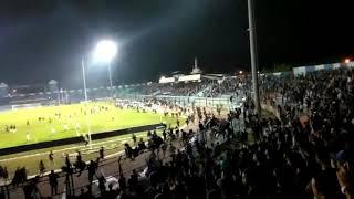 Detik-detik Kericuhan Supporter Persela Vs Borneo FC