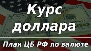 План ЦБ РФ по валюте. Курс доллара.