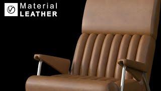 3Ds max - How to create a leather material with V-Ray
