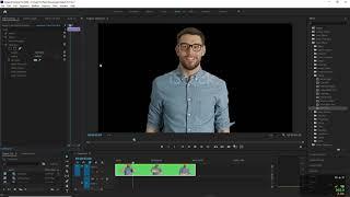 Adobe Premiere Pro 2020 - 12 - Xóa phông xanh và hiệu ứng Track Matte