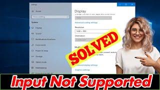 [SOLVED] Input Not Supported (100% Working)