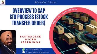 Overview to SAP STO Process (Stock Transfer Order)