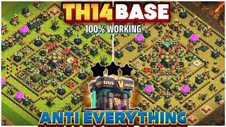 STRONG BASETH14 HYBRID BASE + REPLAY || TOP 10 TH14 HYBRID BASE ANTI 2 STAR WITH LINK || TH14 BASE