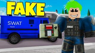 I became FAKE SWAT to ROB HOUSES in Brookhaven RP!