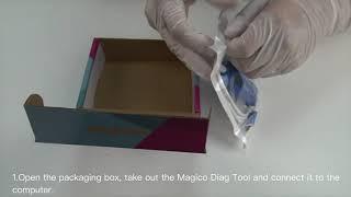 Magico Diag tool. Unpacking. How to install software and drivers