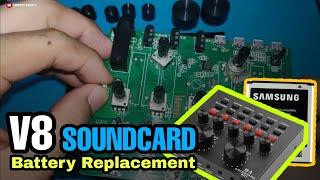 V8 Soundcard Battery Problem - Modified Battery Replacement Guide