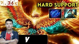 Y Phoenix Hard Support - Dota 2 Patch 7.36c Pro Pub Gameplay