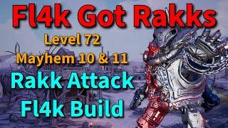 BEST RAKK ATTACK BUILD! | Fl4k Got Rakks | Borderlands 3 Fl4k Build | Level 72 Mayhem 11 | Save File