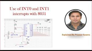 Use of  INT0 and INT1  interrupts with 8051