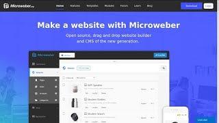 MICROWEBER TUTORIAL + DEMO + INSTALL + REVIEW  LARAVEL CMS   ($50 DIGITALOCEAN FREE TRIAL!)