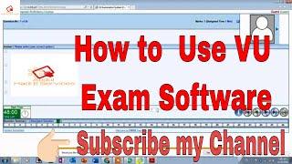 How to use Virtual University VU Exam Software and attempt Mid Term Final Exam | Urdu. Eng Tutorial