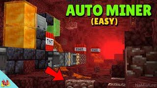 Auto Mining Machine for Minecraft - Best way to find Ancient Debris! (Tunnel Bore)