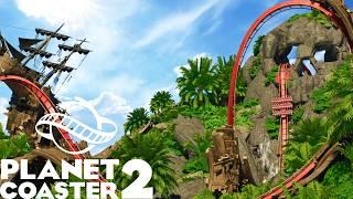 Building a HUGE Pirate Themed Roller Coaster! | Pirate Bay Resort