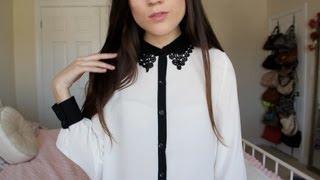 What to wear under chiffon/ see through shirts