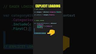 EF Core - Lazy Loading, Eager Loading, and Explicit Loading