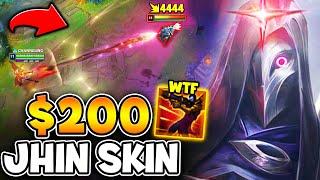 I played the most EXPENSIVE skin in League of Legends ($200 JHIN SKIN)