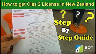 How to get class 2 licence in NZ