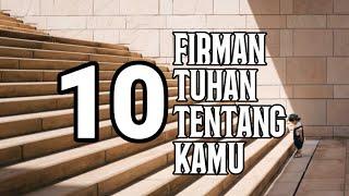 10 Firman Tuhan Tentang Kamu. Renungan Harian