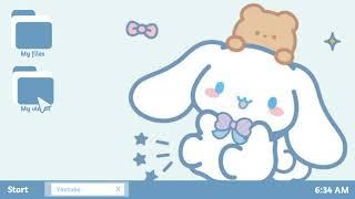 cute aesthetic (no text) intro template| cinnamoroll intro
