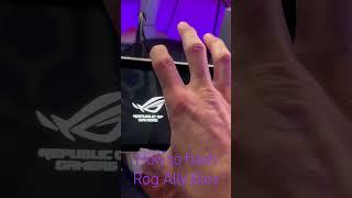 Easy way to flash Rog Ally bios in 60 seconds! #rogally #rog #ally #bios