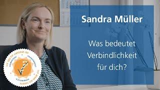 Was bedeutet Verbindlichkeit für dich, Sandra Müller? | Unternehmenswerte der KMG Kliniken