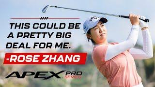 Rose Zhang's First Look at the New Apex Pro Irons \\ World of Wunder