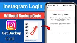 How to Get Instagram 8 Digit Backup Code Without Login | Instagram Enter Backup Code Problem Solved
