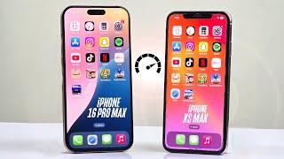 iPhone 16 Pro Max vs iPhone XS MAX - Speed Test!