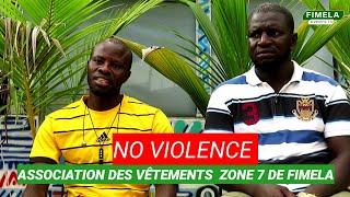 Forte Message de  Association Des Vétérans De Zone 7 de la commune de Fimela ( No Violence)